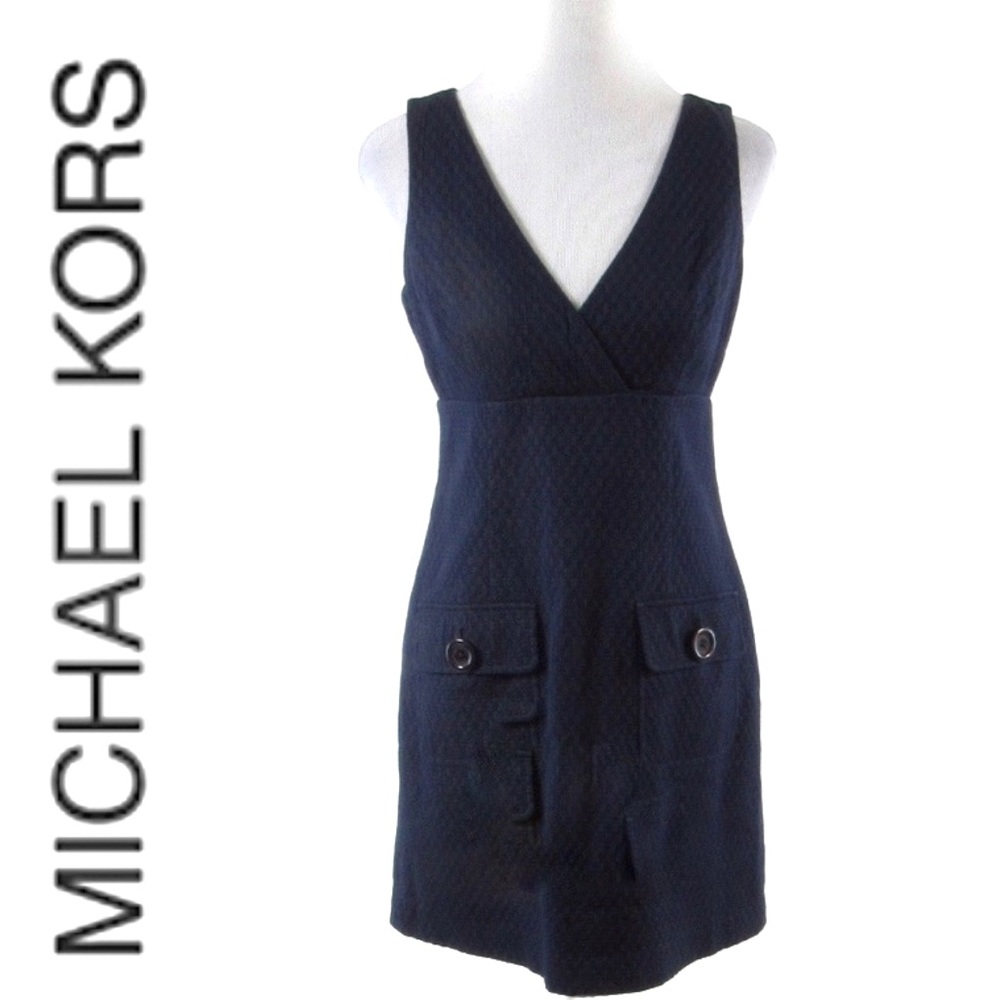 Michael Kors Sleeveless Navy Dress Size 6P